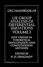 Ibragimov, Nailʹ Khaĭrullovich   (ed.) — CRC handbook of Lie group analysis of differential equations, vol. 2