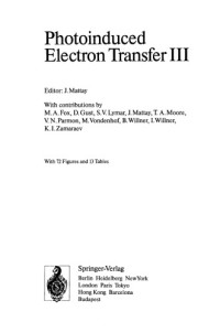 Mattay J. — Photoinduced Electron Transfer III