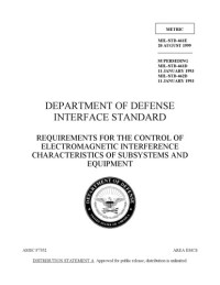 Unknown — Department of defense interface standart. Requirements for the control of electromagnetic interference characteristics of subsystems and equipment