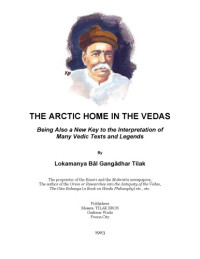 Lokamanya Bal Gangadhar Tilak — The Arctic Home in the Vedas (TILAK BROS, 1903)