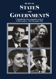 Harris M. Lentz — Heads of States and Governments Since 1945