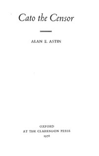 Alan E. Astin — Cato the Censor