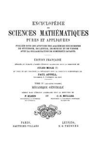 Collectif  — Encyclopedie des sciences mathematiques