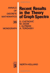Dragos M. Cvetković, Michael Doob, Ivan Gutman and Aleksandar Torgašev (Eds.) — Recent Results in the Theory of Graph Spectra