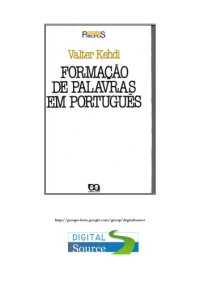 Válter Kehdi — Formação de palavras em português
