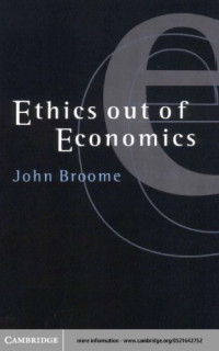 Broome J. — Ethics out of economics
