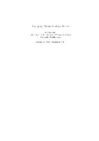 Daniele Turi — Category Theory 001