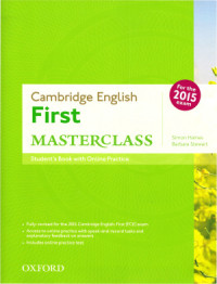 Haines Simon, Stewart Barbara. — Cambridge English: First Masterclass. Student's Book and Online Practice Pack
