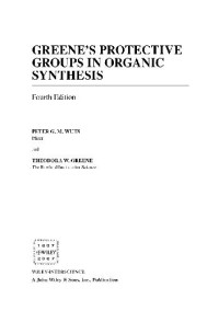 Wuts — Protective Groups in Organic Synthesis