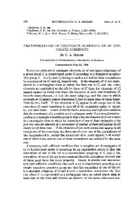 Miller G.A. — Transformation of Conjugate Elements or of Conjugate Subgroups