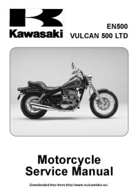 Kawasaki — Kawasaki Vulcan 500 Factory Service Manual