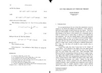 Roger Penrose — On The Origins Of Twistor Theory