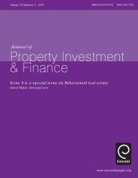 Journal of Property Investment & Finance. — Behavioural real estate