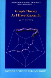 W. T. Tutte — Graph theory as I have known it