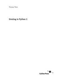 Theis T. — Einstieg in Python 3