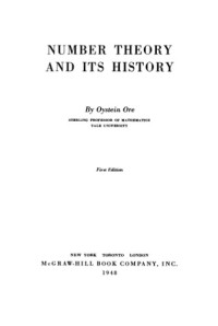 Oystein Ore — Number Theory and Its History