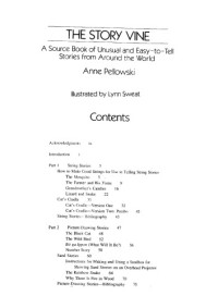 Anne Pellowski; Lynn Sweat (illustrator) — The Story Vine: A Source Book of Unusual and Easy-to-Tell Stories from Around the World