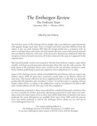 Richard Glen Boire, Erik Davis, Erowid, Charles S. Grob, Jon Hanna, Albert Hofmann, Terence McKenna, Jonathan Ott, Dale Pendell, Alexander Shulgin, K. Trout — The Entheogen Review Complete (1992-2008)