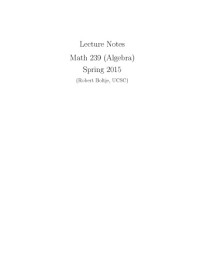 Robert Boltje — Homological algebra (Math 239)