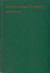 Takayama A. — Mathematical economics