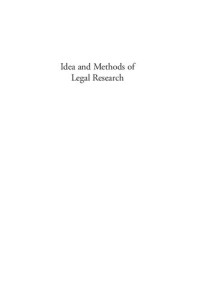 P. Ishwara Bhat — Idea and Methods of Legal Research