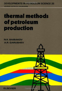 N.K. Baibakov and A.R. Garushev (Eds.) — thermal methods of petroleum production