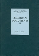 Nicholas Sims-Williams — Bactrian Documents from Northern Afghanistan. Volume 2: Letters and Buddhist Texts