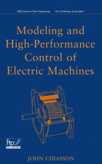 John Chiasson — Modeling and High-performance control of electrical machines