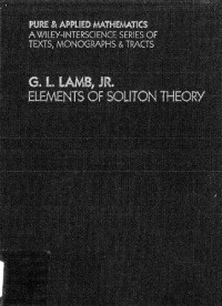 G L Lamb — Elements of soliton theory