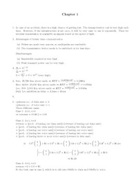 Andrea Goldsmith — Wireless Communications Solutions Manual