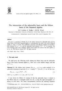  — Journal of Pure and Applied Algebra №128 (1998)