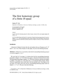 — Journal of Pure and Applied Algebra №90 (1993)
