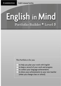  — English in Mind 5. Portfolio Builder