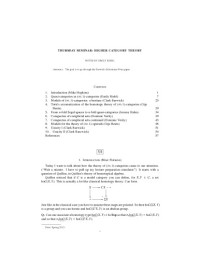 Emily Riehl — Higher category theory [lecture notes]