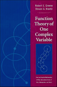 Robert Everist Greene, Steven G. Krantz — Function theory of one complex variable