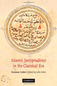 Norman Calder — Islamic Jurisprudence in the Classical Era