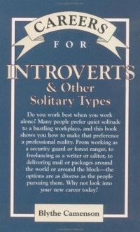 Blythe Camenson — Careers for introverts and other solitary types