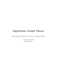 David Joyner, Minh Van Nguyen, Nathann Cohen — Algorithmic Graph Theory