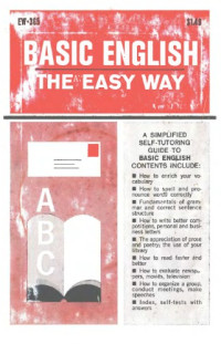 Donald P Denton — Learn basic English; the easy way