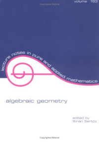 Sinan Sertoz — Algebraic Geometry: Proc. Bilkent summer school
