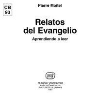 Pierre Moitel; Nicolas Darrical (tr.) — Relatos del Evangelio: Aprendiendo a Leer