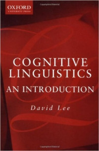 Lee David. — Cognitive linguistics: an introduction