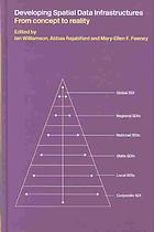 I  P Williamson; Abbas Rajabifard; Mary-Ellen F Feeney — Developing spatial data infrastructures : from concept to reality