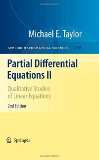 Michael E. Taylor — Partial Differential Equation II Second edition
