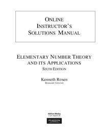 Kenneth H. Rosen — Instructor's Solutions Manual for Elementary Number Theory and Its Applications, 6th Ed.