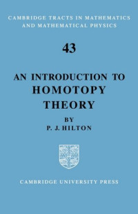 Peter John Hilton — An introduction to homotopy theory