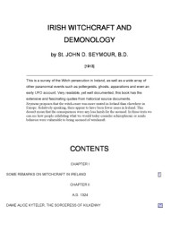 St  John D Seymour — Irish witchcraft and demonology