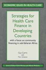 Guy Carrin, Marc Vereecke — Strategies for Health Care Finance in Developing Countries