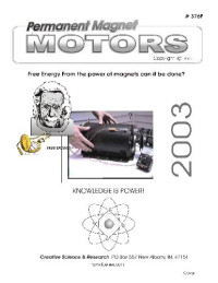 Creative Science & Research — Permanent Magnet Motor