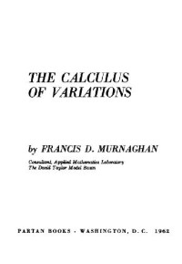 Francis D Murnaghan — The calculus of variations